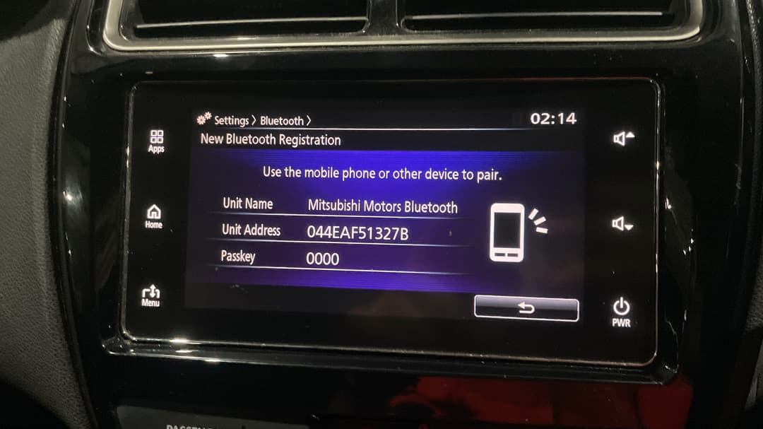 2019 Mitsubishi ASX Es Adas ( 2WD), Automatic, 134474 km, Android/Apple Car Play