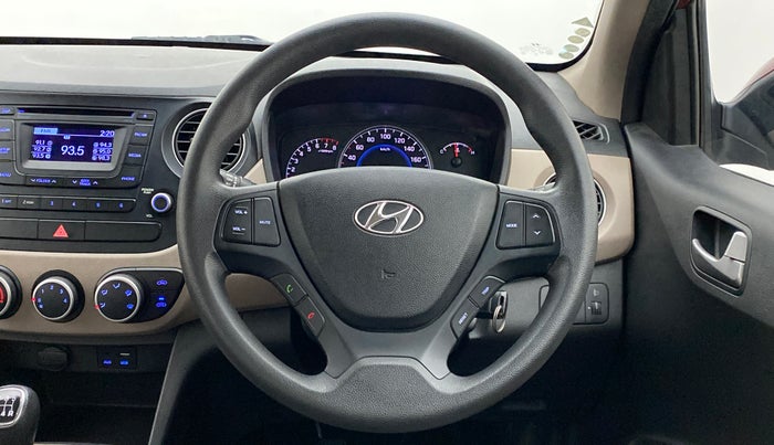 2015 Hyundai Grand i10 SPORTZ 1.2 KAPPA VTVT, Petrol, Manual, 18,364 km, Steering Wheel Close Up