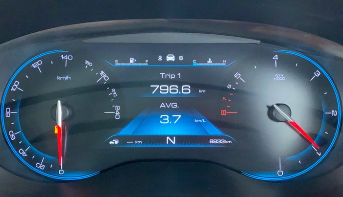 2019 MG HECTOR SHARP DCT PETROL, Petrol, Automatic, 9,378 km, Odometer Image