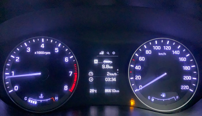 2015 Hyundai Elite i20 ASTA 1.2, Petrol, Manual, 86,742 km, Odometer Image