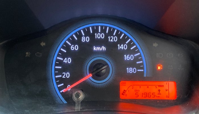 2017 Datsun Redi Go S 1.0, Petrol, Manual, 52,698 km, Odometer Image