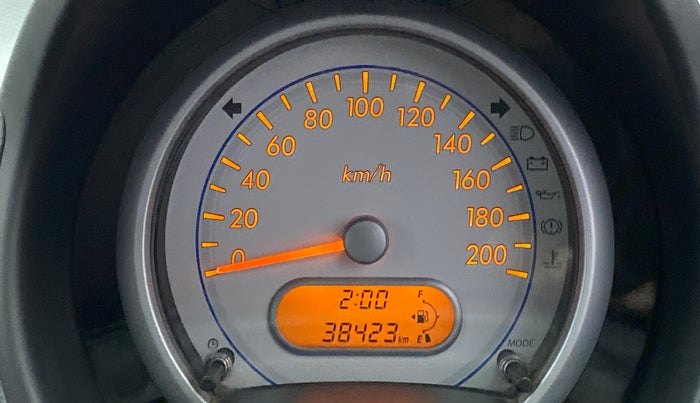 2011 Maruti Ritz VXI, Petrol, Manual, 38,487 km, Odometer Image