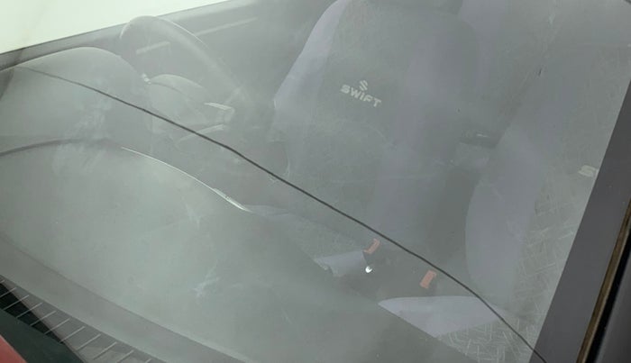2013 Maruti Swift VXI, Petrol, Manual, 61,745 km, Front windshield - Minor spot on windshield