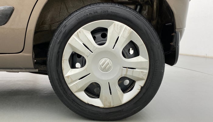 2014 Maruti Wagon R 1.0 VXI, Petrol, Manual, 87,734 km, Left Rear Wheel