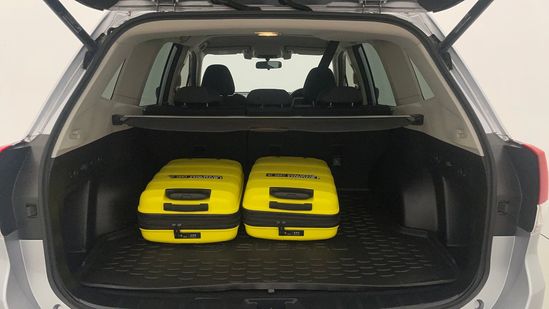 Boot Inside View with Luggage