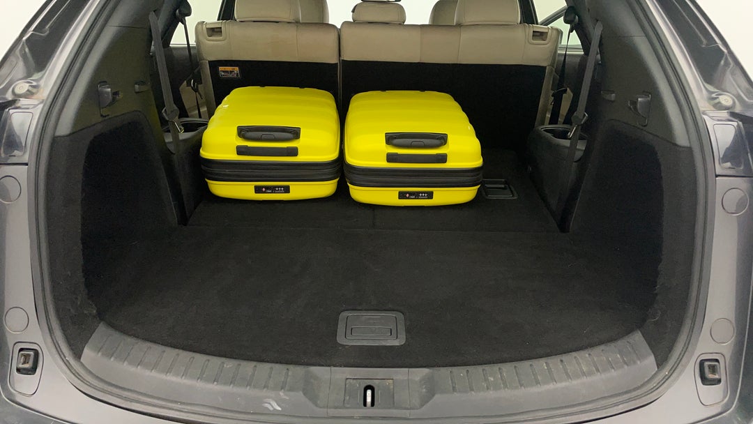 Boot Inside View with Luggage