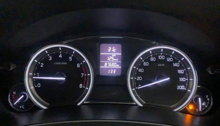 2018 Maruti Ciaz ZETA 1.4  MT PETROL, Petrol, Manual, 87,680 km, Odometer Image