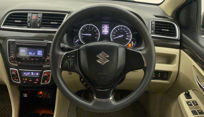 2018 Maruti Ciaz ZETA 1.4  MT PETROL, Petrol, Manual, 87,680 km, Steering Wheel Close Up