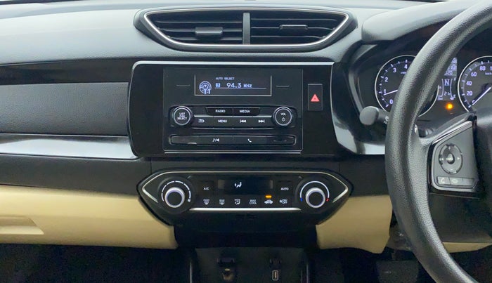 2018 Honda Amaze 1.2 V CVT I VTEC, Petrol, Automatic, 19,245 km, Air Conditioner