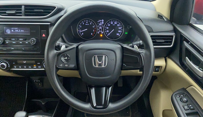 2018 Honda Amaze 1.2 V CVT I VTEC, Petrol, Automatic, 19,245 km, Steering Wheel Close Up