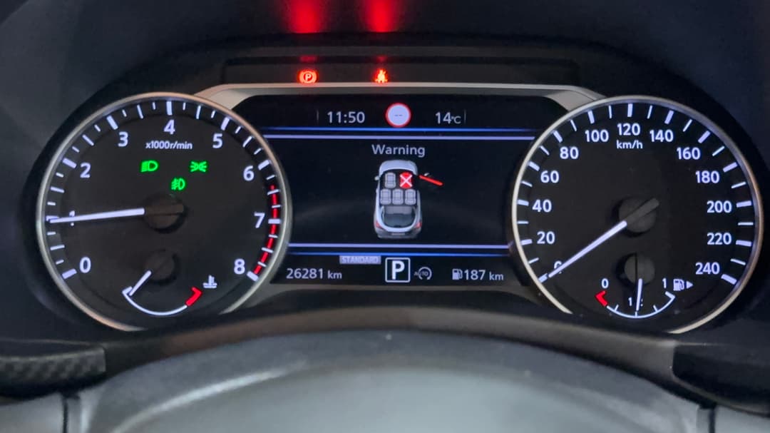 2023 Nissan Juke St-l+, Automatic, 26281 km, Odometer View