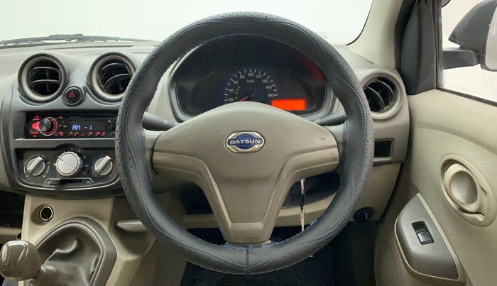 2014 Datsun Go T, Petrol, Manual, 66,548 km, Steering Wheel Close Up