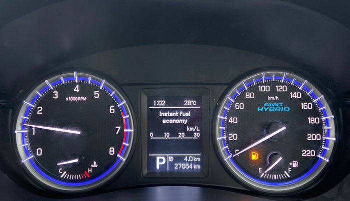 2020 Maruti S Cross ALPHA AT1.5, Petrol, Automatic, 27,653 km, Odometer Image