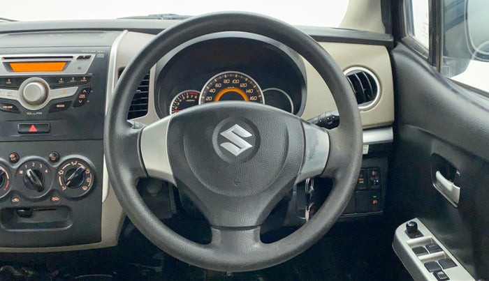 2013 Maruti Wagon R 1.0 VXI, Petrol, Manual, 62,153 km, Steering Wheel Close Up