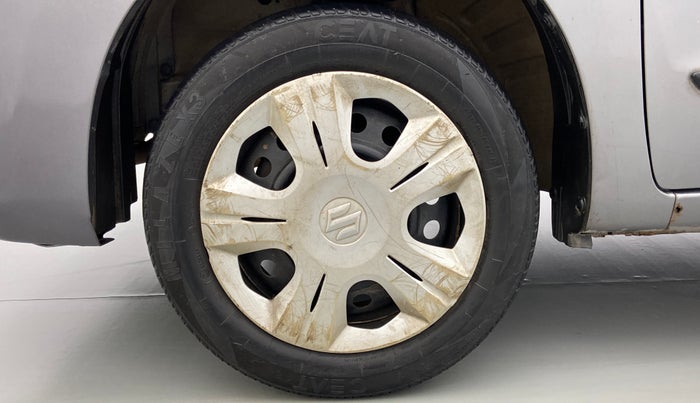 2013 Maruti Wagon R 1.0 VXI, Petrol, Manual, 76,789 km, Left Front Wheel
