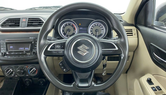 2019 Maruti Dzire VXI, Petrol, Manual, 42,046 km, Steering Wheel Close Up