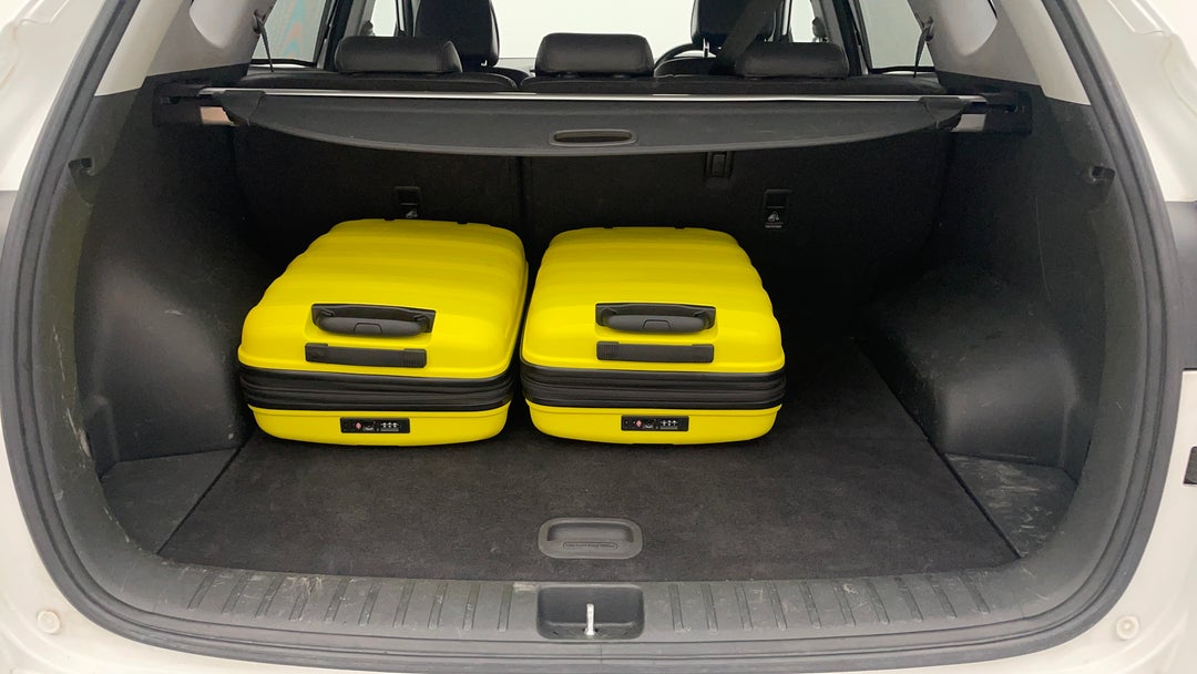 Boot Inside View with Luggage