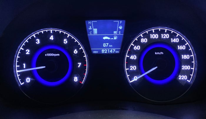 2017 Hyundai Verna 1.6 VTVT SX O, Petrol, Manual, 82,196 km, Odometer Image