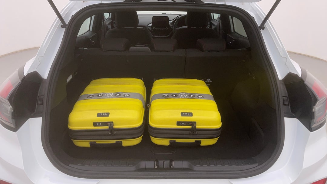 Boot Inside View with Luggage