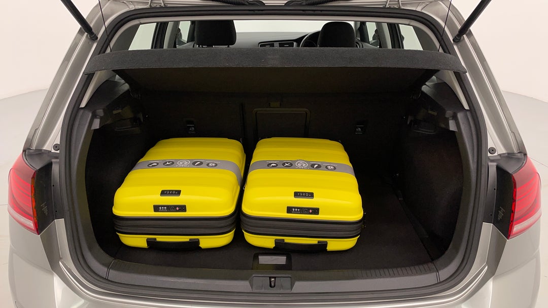 Boot Inside View with Luggage