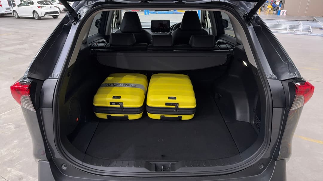 2025 Toyota RAV4 Cruiser (AWD) Hybrid, Automatic, 15245 km, Boot Inside View with Luggage