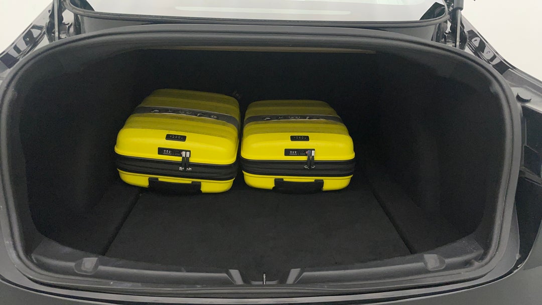 2019 Tesla Model 3 Standard Range Plus, Automatic, 45921 km, Boot Inside View with Luggage