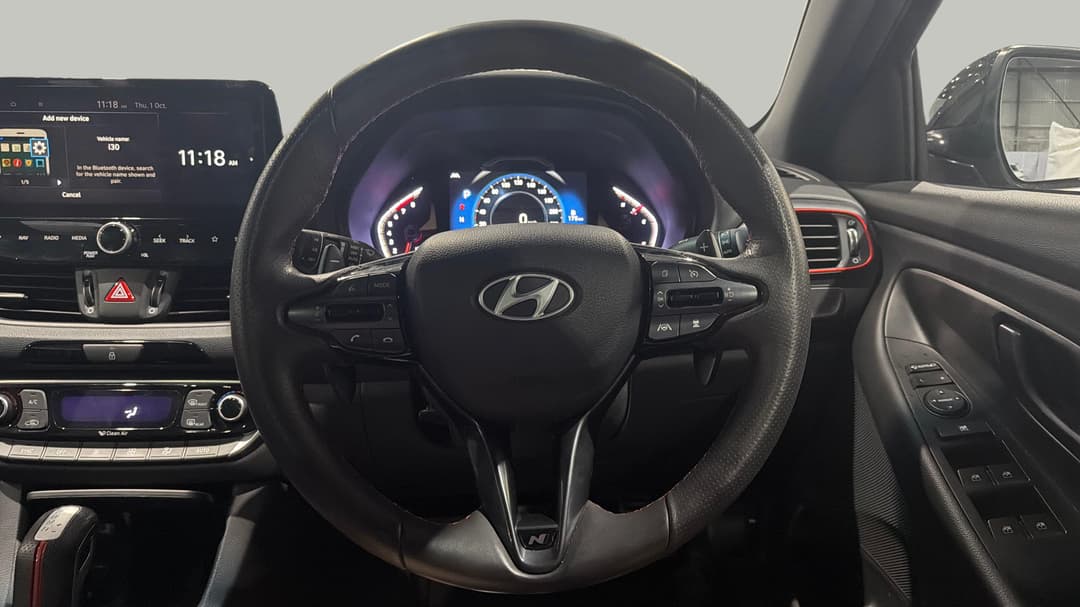 2022 Hyundai i30 N Line Premium, Automatic, 27165 km, Steering Wheel Close-up