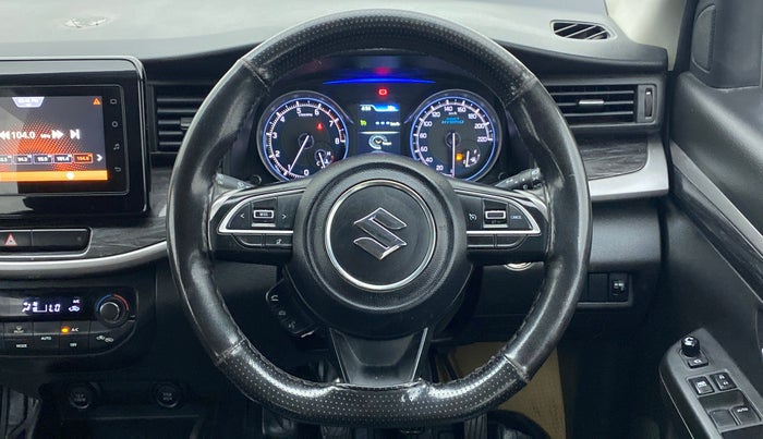 2019 Maruti XL6 ALPHA SHVS  MT, Petrol, Manual, 70,677 km, Steering Wheel Close Up