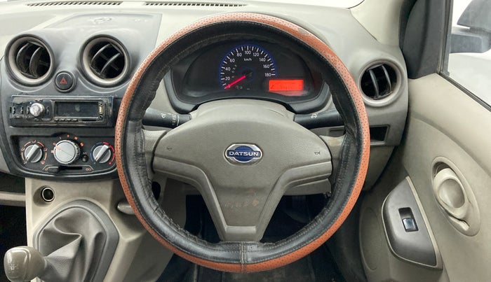 2016 Datsun Go Plus T, Petrol, Manual, 77,379 km, Steering Wheel Close Up
