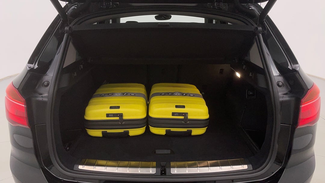 Boot Inside View with Luggage