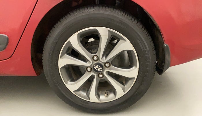 2014 Hyundai Xcent SX 1.2 (O), Petrol, Manual, 50,261 km, Left Rear Wheel