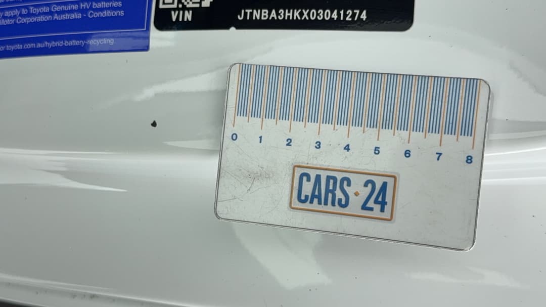 2024 Toyota Camry Ascent Hybrid, Automatic, 54043 km, Door Sills Rear LHS Scratch
