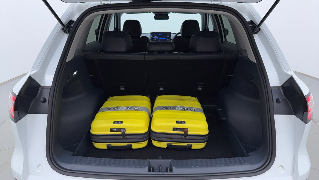 Boot Inside View with Luggage