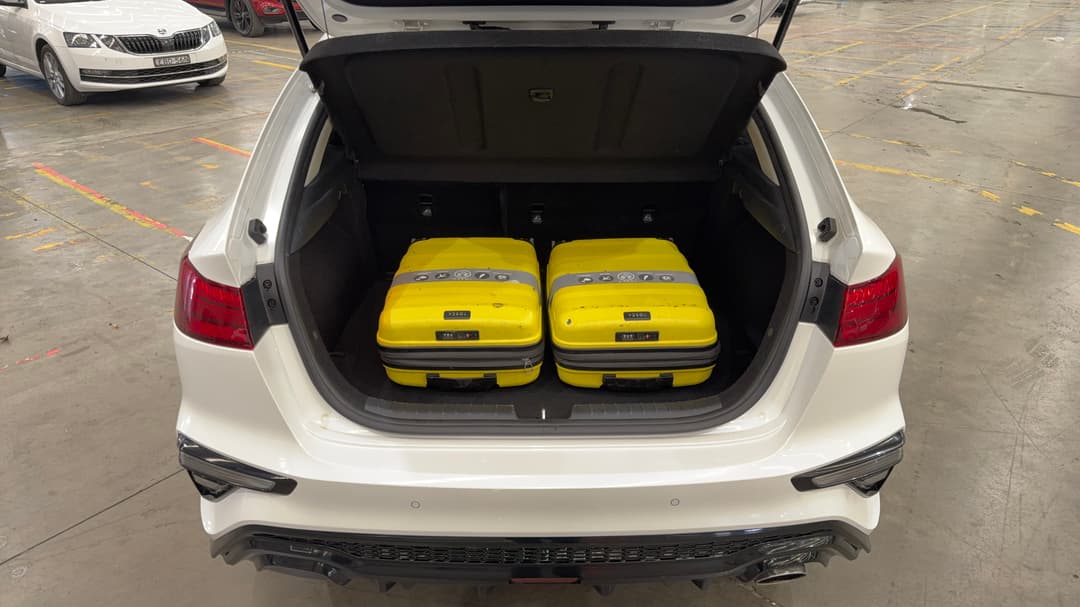 2020 Kia Cerato S Safety Pack, Automatic, 73739 km, Boot Inside View with Luggage
