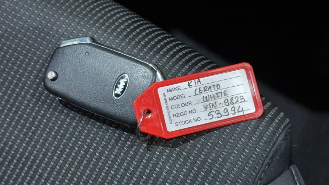 2020 Kia Cerato S Safety Pack, Automatic, 73739 km, Key Close-up