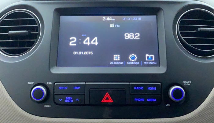 2019 Hyundai Grand i10 SPORTZ 1.2 KAPPA VTVT, Petrol, Manual, 23,312 km, Infotainment System