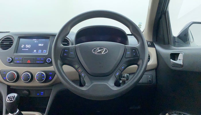 2019 Hyundai Grand i10 SPORTZ 1.2 KAPPA VTVT, Petrol, Manual, 23,312 km, Steering Wheel Close Up