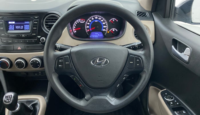 2016 Hyundai Grand i10 SPORTZ 1.2 KAPPA VTVT, Petrol, Manual, 53,734 km, Steering Wheel Close Up