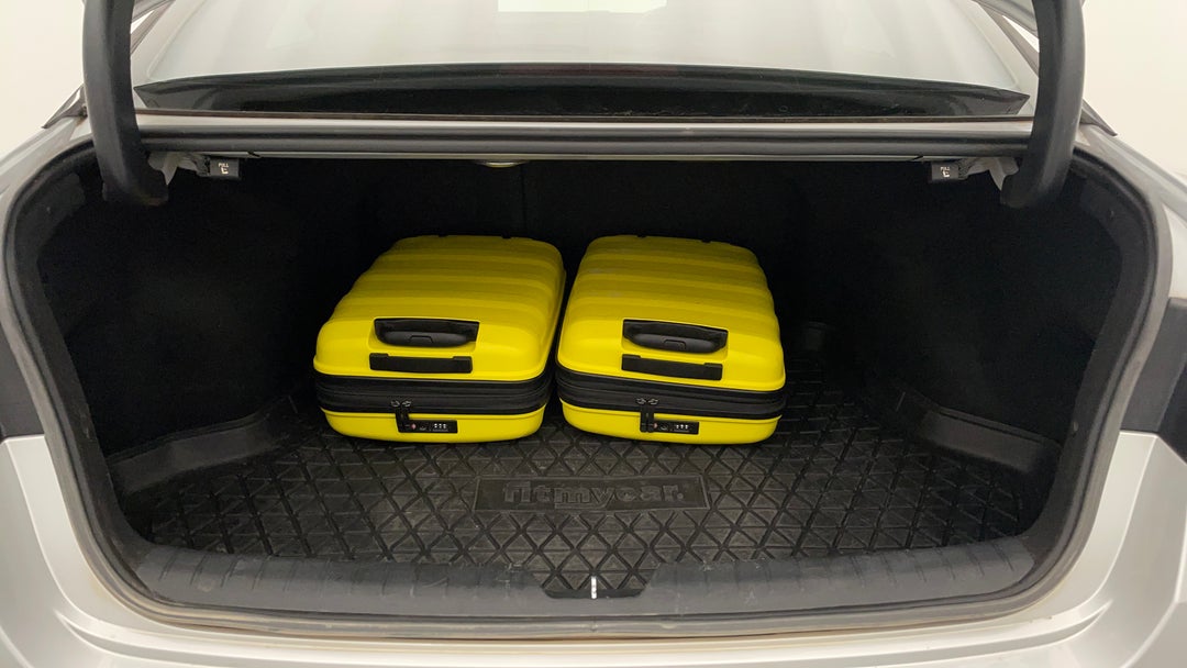 Boot Inside View with Luggage