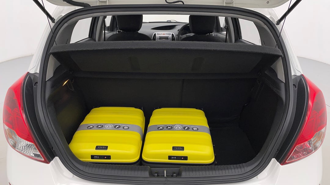 Boot Inside View with Luggage