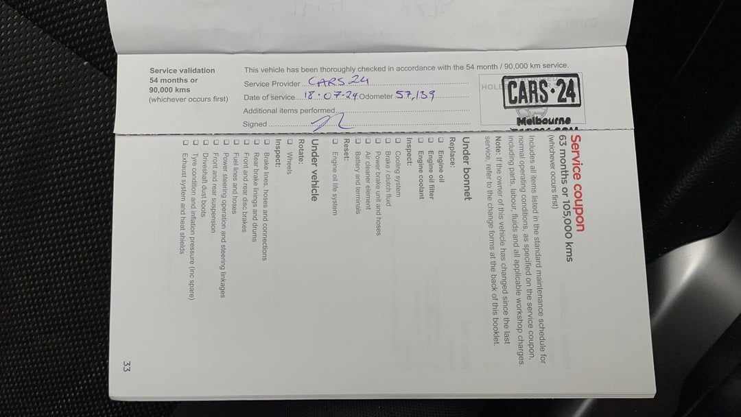 2018 Holden Barina Ls, Automatic, 57149 km, Service History