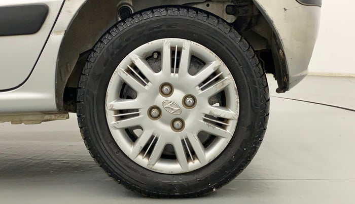 2010 Hyundai Santro Xing GLS, Petrol, Manual, 43,622 km, Left Rear Wheel