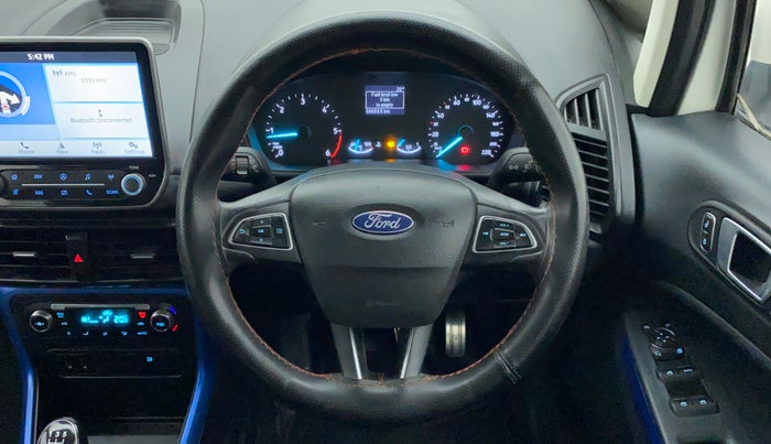 2018 Ford Ecosport TITANIUM 1.5L SIGNATURE EDITION (SUNROOF) DIESEL, Diesel, Manual, 56,659 km, Steering Wheel Close Up