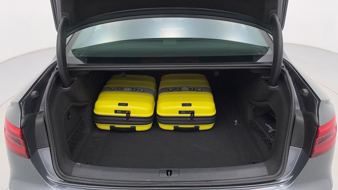 Boot Inside View with Luggage