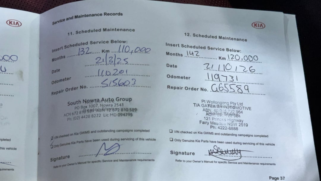 2019 Kia Stinger Gt (red Leather), Automatic, 122905 km, Service History