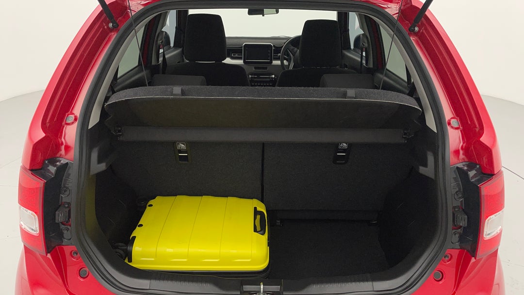 Boot Inside View with Luggage