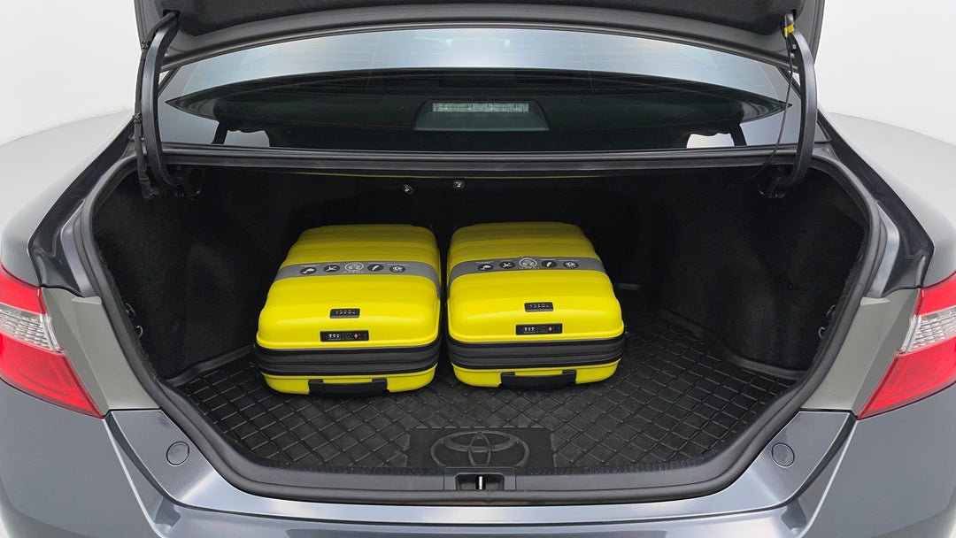 Boot Inside View with Luggage