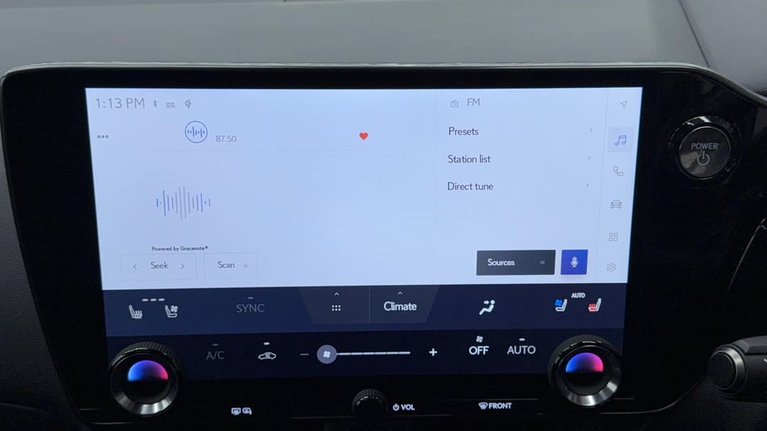 2022 Lexus Nx350h Sports Luxury + Ep1 Hybrid AWD, Automatic, 36413 km, Infotainment System
