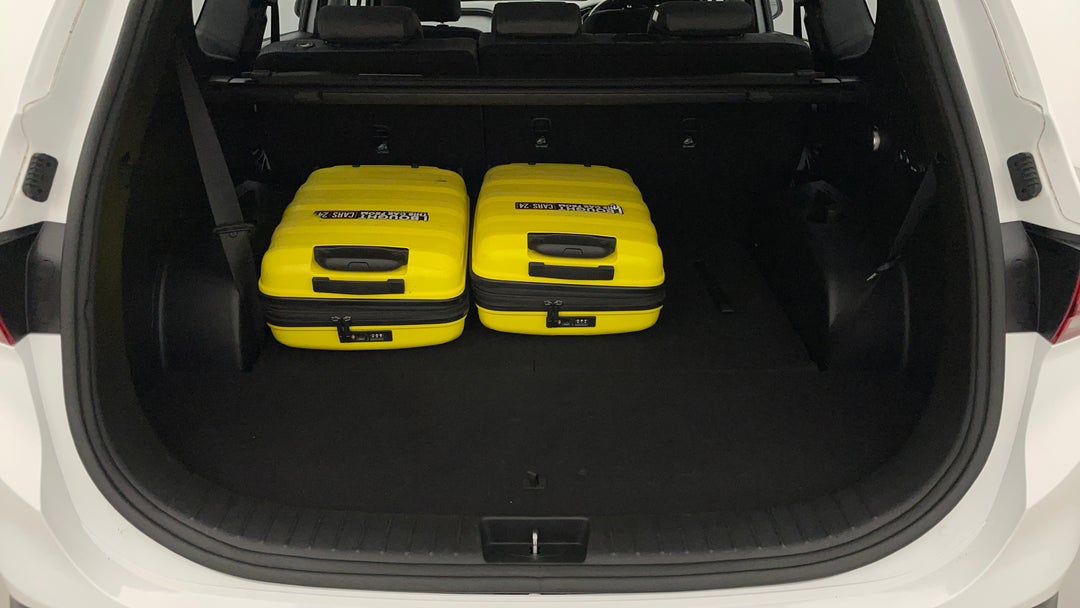 Boot Inside View with Luggage