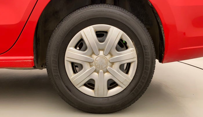 2012 Skoda Rapid AMBITION 1.6 TDI CR MT, Diesel, Manual, 1,05,577 km, Left Rear Wheel